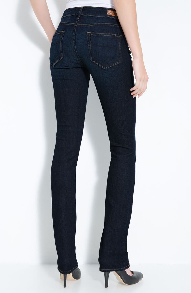 PAIGE 'Skyline' Straight Leg Stretch Denim Jeans, Alternate, color, 