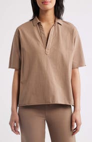 Frank & Eileen Patty Popover Henley Top