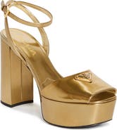 シューズ・サンダルその他 PRADA Woman Heeled sandals Leather 1X923NF0557V6 F0R1R Women's Prada Heeled Sandals | Nordstrom