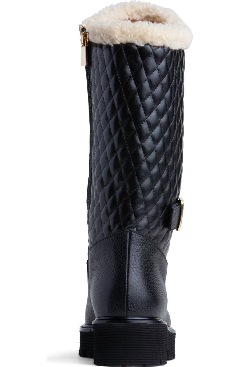 BEAUTIISOLES Tulsa Faux Fur Lined Winter Boot, Alternate, color, Black