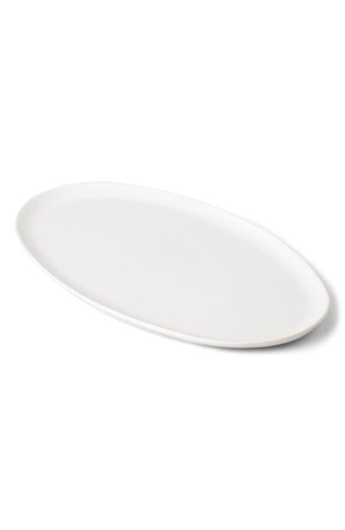 Fable The Oval Serving Platter in Speckled White  product