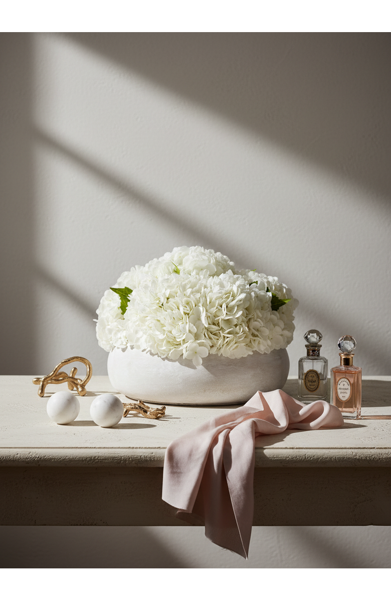 CocoBella Ezri RealTouch Hydrangea, Alternate, color, Snow