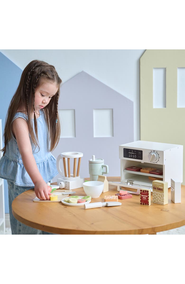 Teamson Kids Little Chef Santa Barbara Healthy Dessert Playset, Alternate, color, White