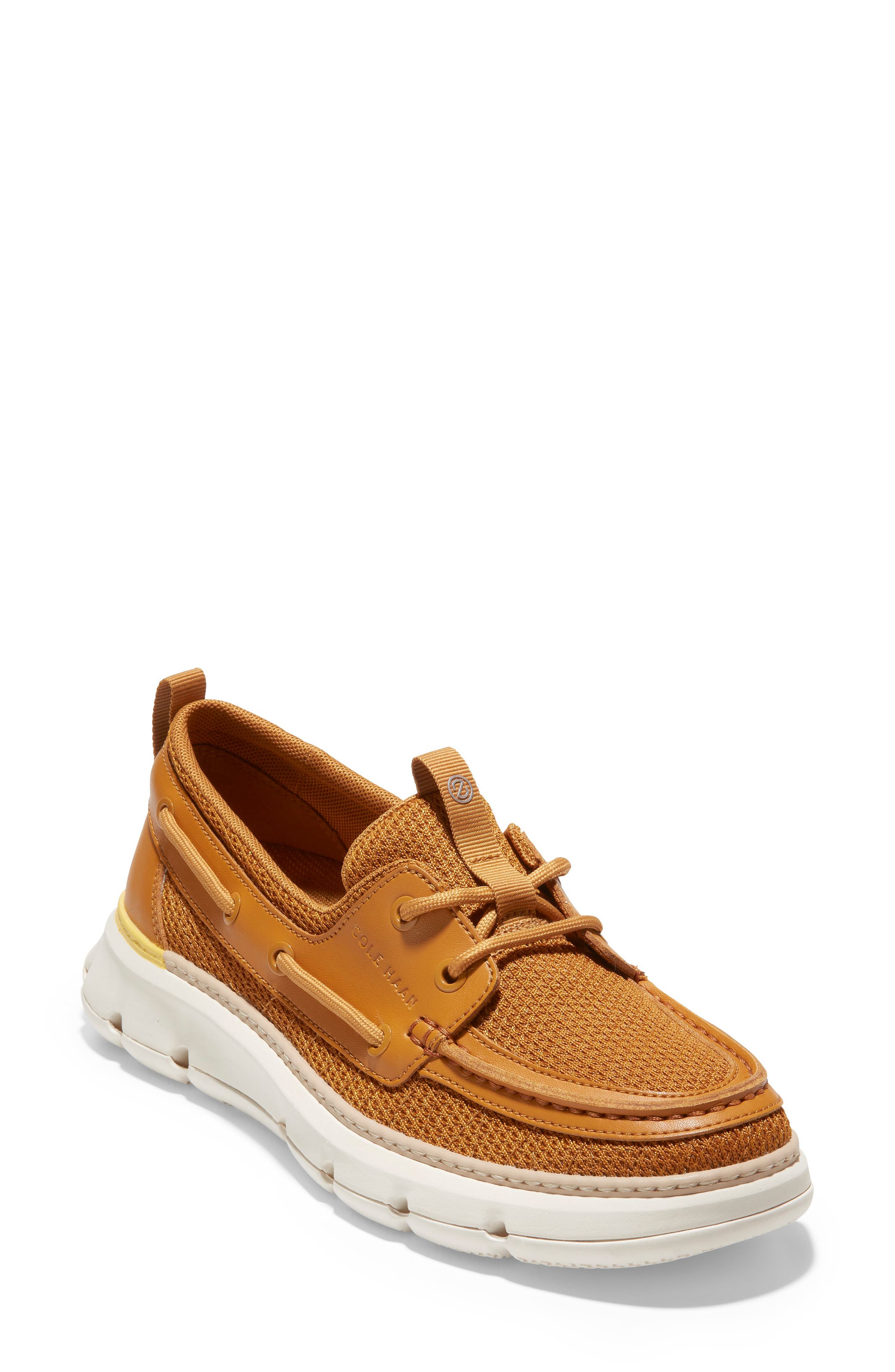 Cole Haan 4.ZERØGRAND Regatta Mesh Boat Shoe, Main, color, 