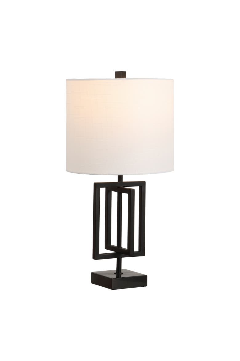 Anya Metal/Marble LED Table Lamp, Main, color, Black