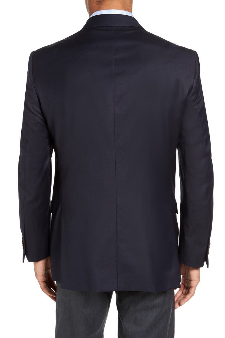 'Flynn' Classic Fit Navy Wool Blazer, Alternate, color, NAVY