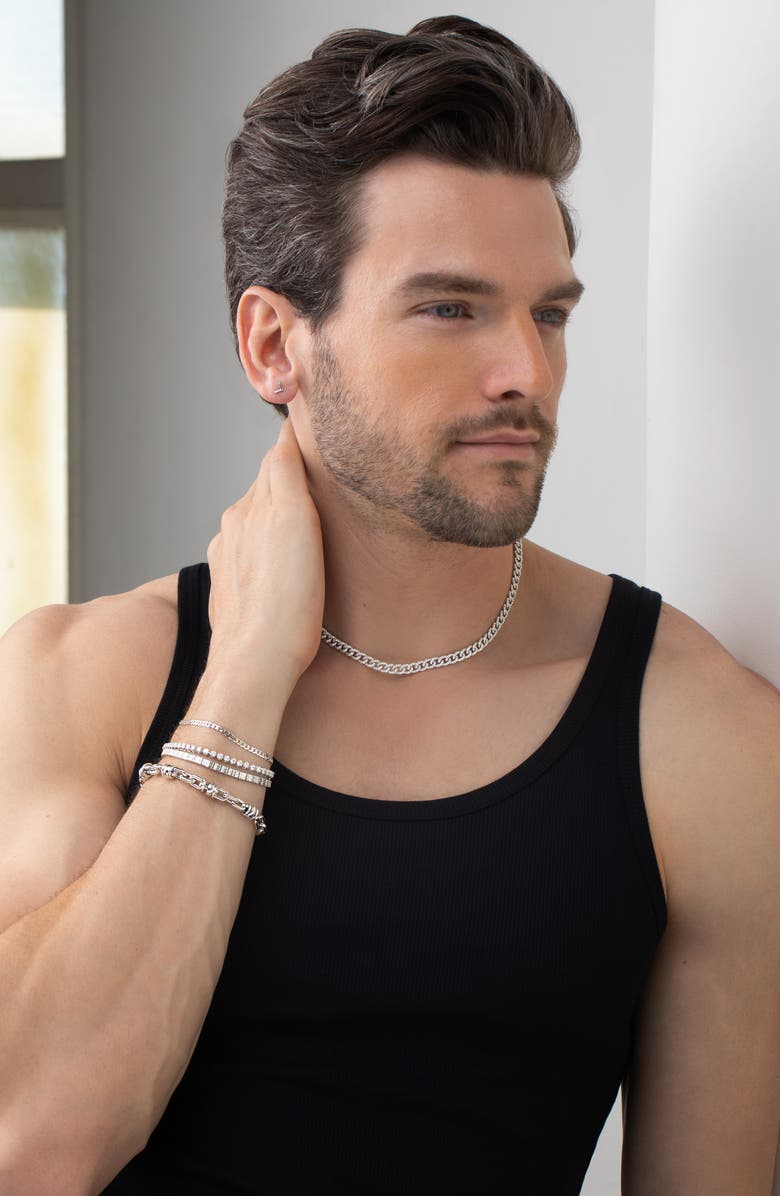 Bony Levy 14K Gold Curb Flat Chain Bracelet, Alternate, color, 