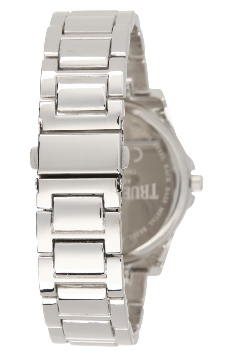 True Religion Buddha Guitar Bracelet Watch, 42.8mm, Alternate, color, Silver