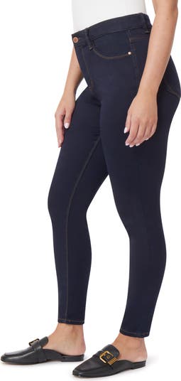 Tummy Tucking High Rise Comfort Waist Skinny Jeans