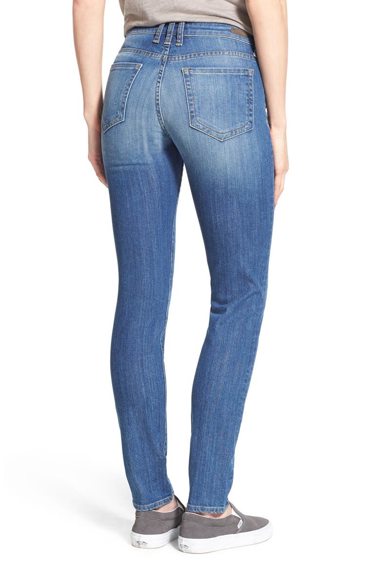 'Diana' Stretch Skinny Jeans, Alternate, color, KINDLE