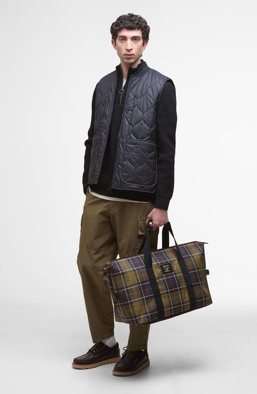 Barbour Torridon Tartan Duffle Bag In Multi