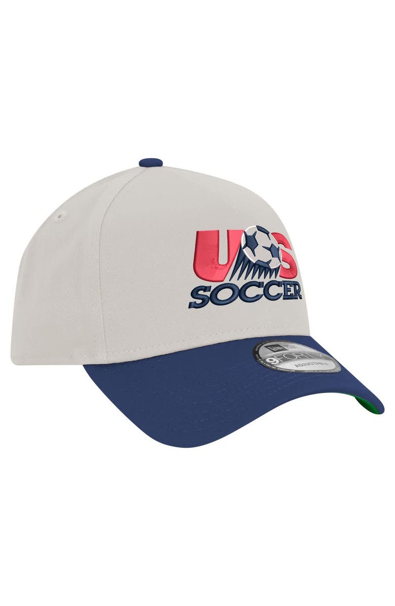 New Era Men's New Era Khaki USMNT 1993 Retro Foam 9FORTY Adjustable Hat, Alternate, color, Khaki