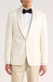 Tommy Hilfiger Satin Shawl Collar Tuxedo Jacket