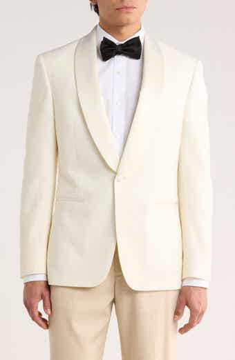Tommy Hilfiger Satin Shawl Collar Tuxedo Jacket