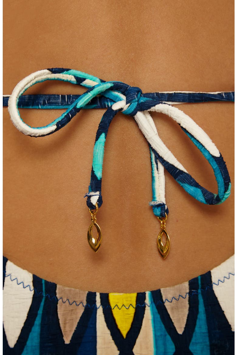 Paros Empire Waist One-Piece Swimsuit, Alternate, color, MULTI
