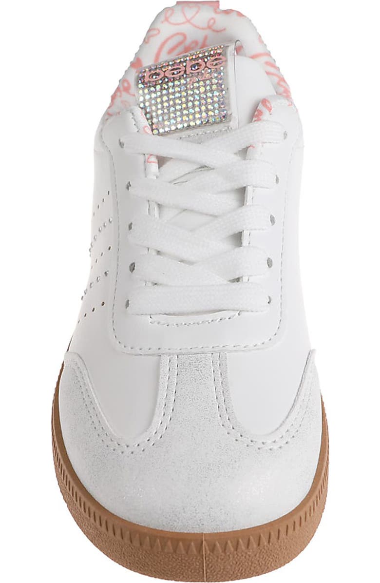 bebe Kids' Rhinestone Sneaker, Alternate, color,