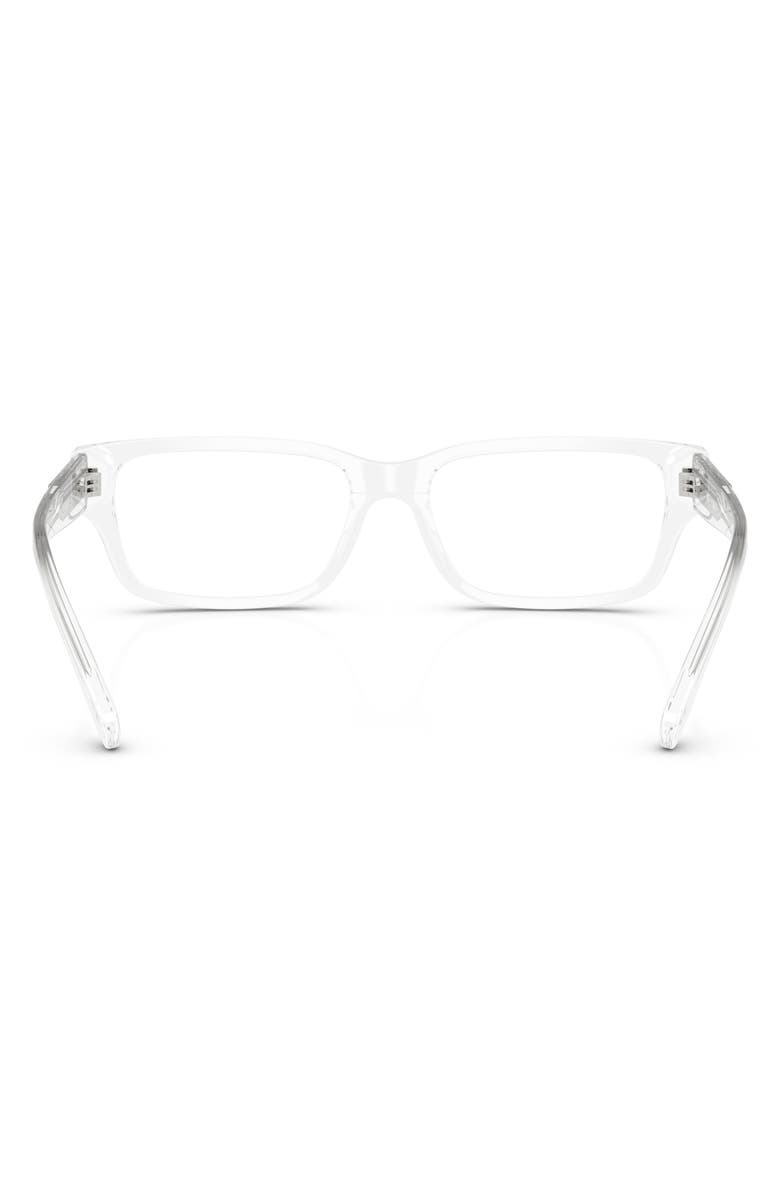 DIESEL<sup>®</sup> 56mm Square Optical Glasses, Alternate, color, Shiny Cristal/ Demo