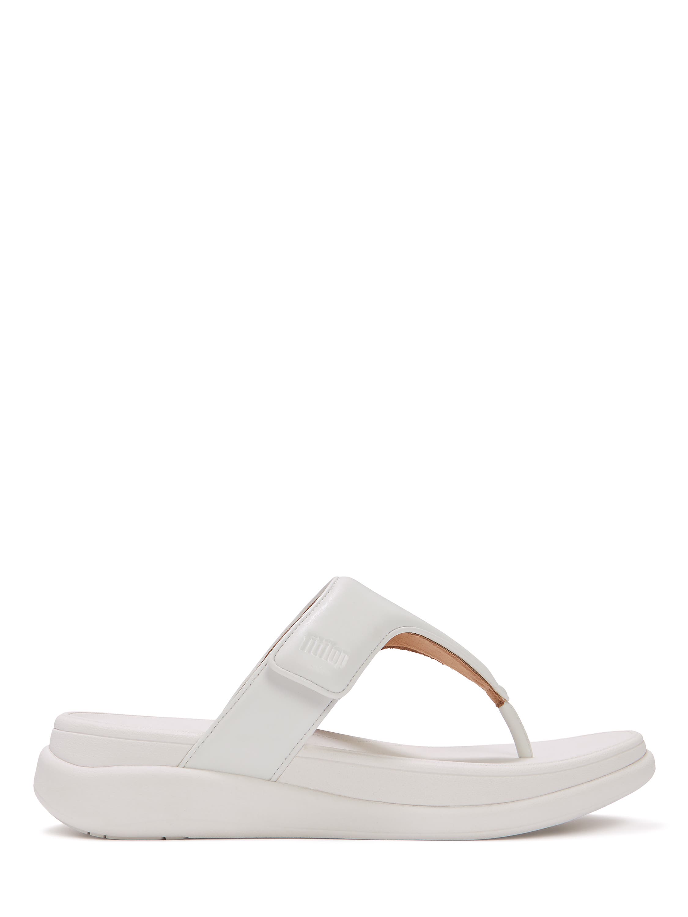 FitFlop F-Mode Go Adj TP Sandal, Alternate, color, Urban White
