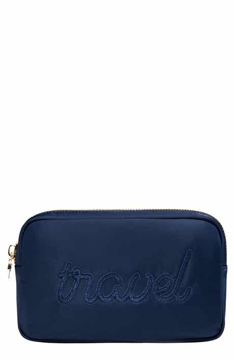 Travel Embroidered Nylon Pouch
