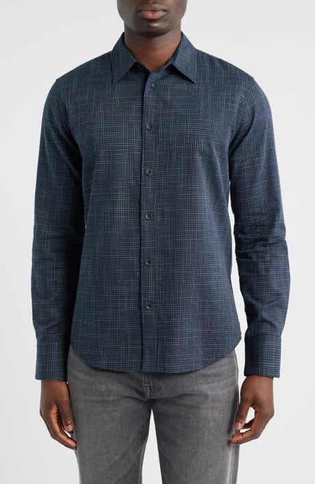 Tomlin Crosshatch Cotton Button-Up Shirt