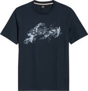 BOSS Thompson Embossed Logo Graphic T-Shirt