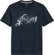 BOSS Thompson Embossed Logo Graphic T-Shirt