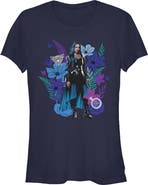 Descendants Juniors Descendants Wicked Wonderland Floral Chloe Portrait T Shirt