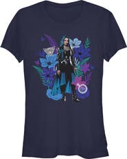 Descendants Juniors Descendants Wicked Wonderland Floral Chloe Portrait T Shirt