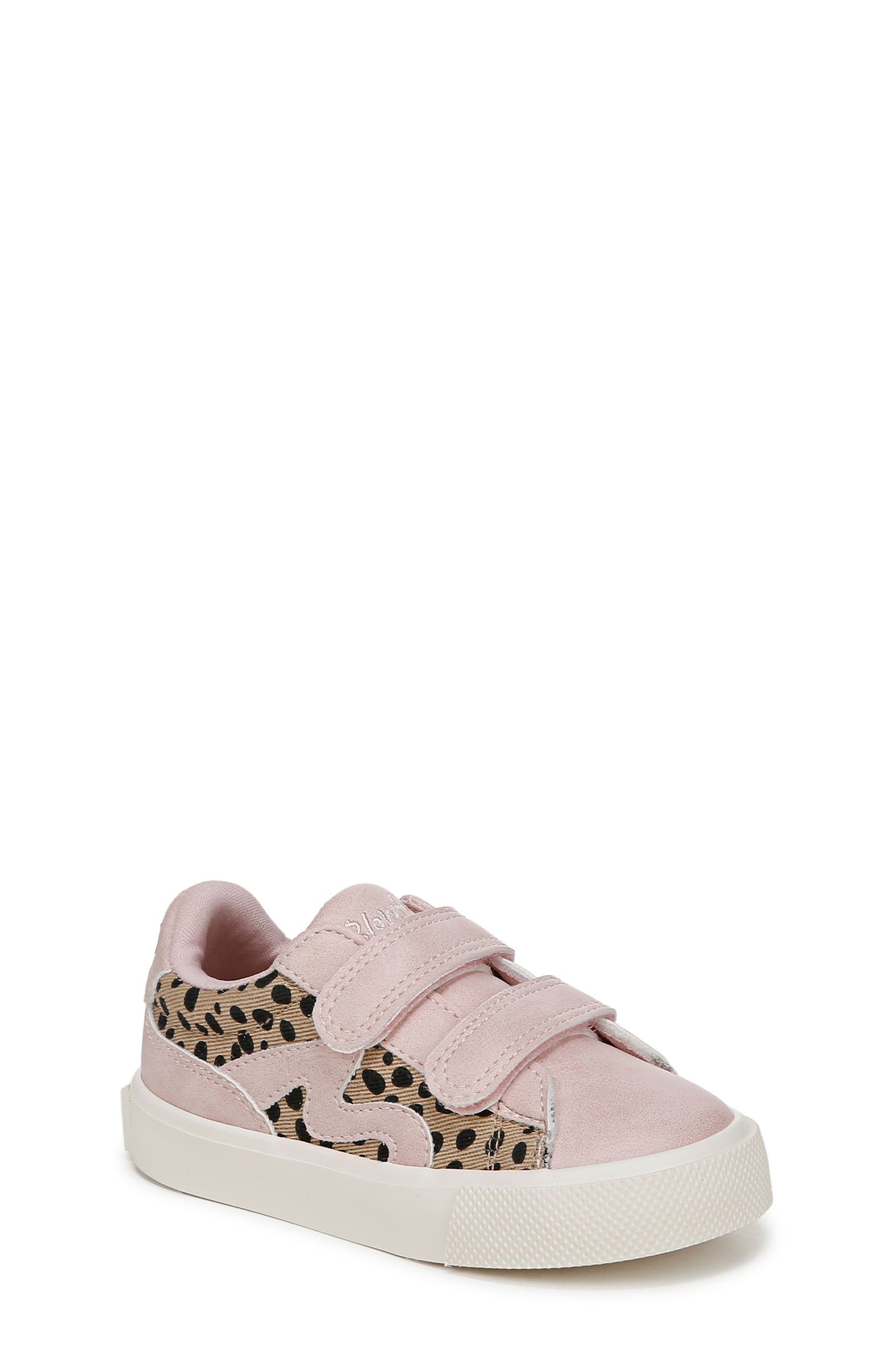 Blowfish Malibu Kids' Vince Strap Sneaker, Main, color, Blush Pixie Leopard