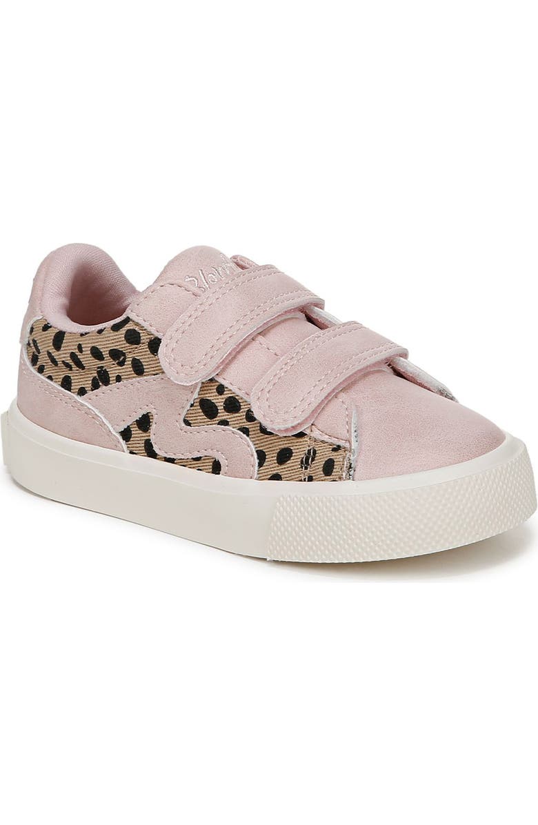 Blowfish Malibu Kids' Vince Strap Sneaker, Main, color, Blush Pixie Leopard