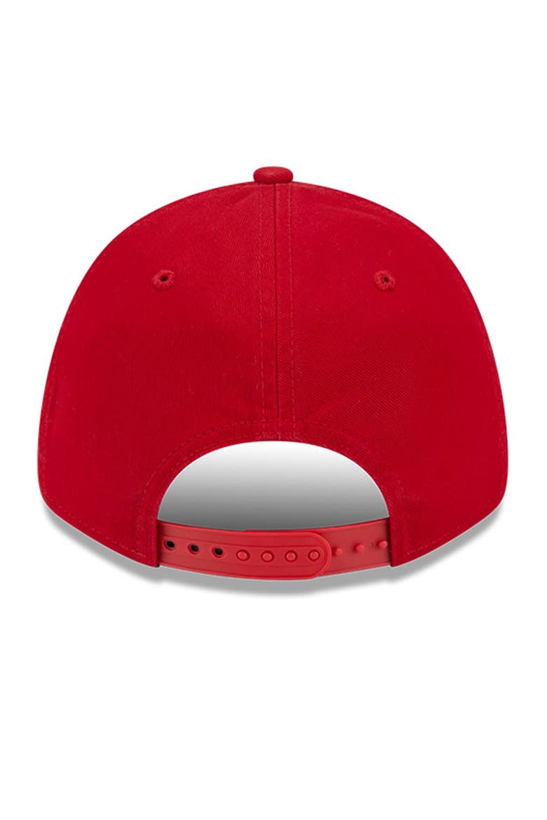 Men's New Era Red Tampa Bay Buccaneers Outline 9FORTY Snapback Hat, Alternate, color, Red