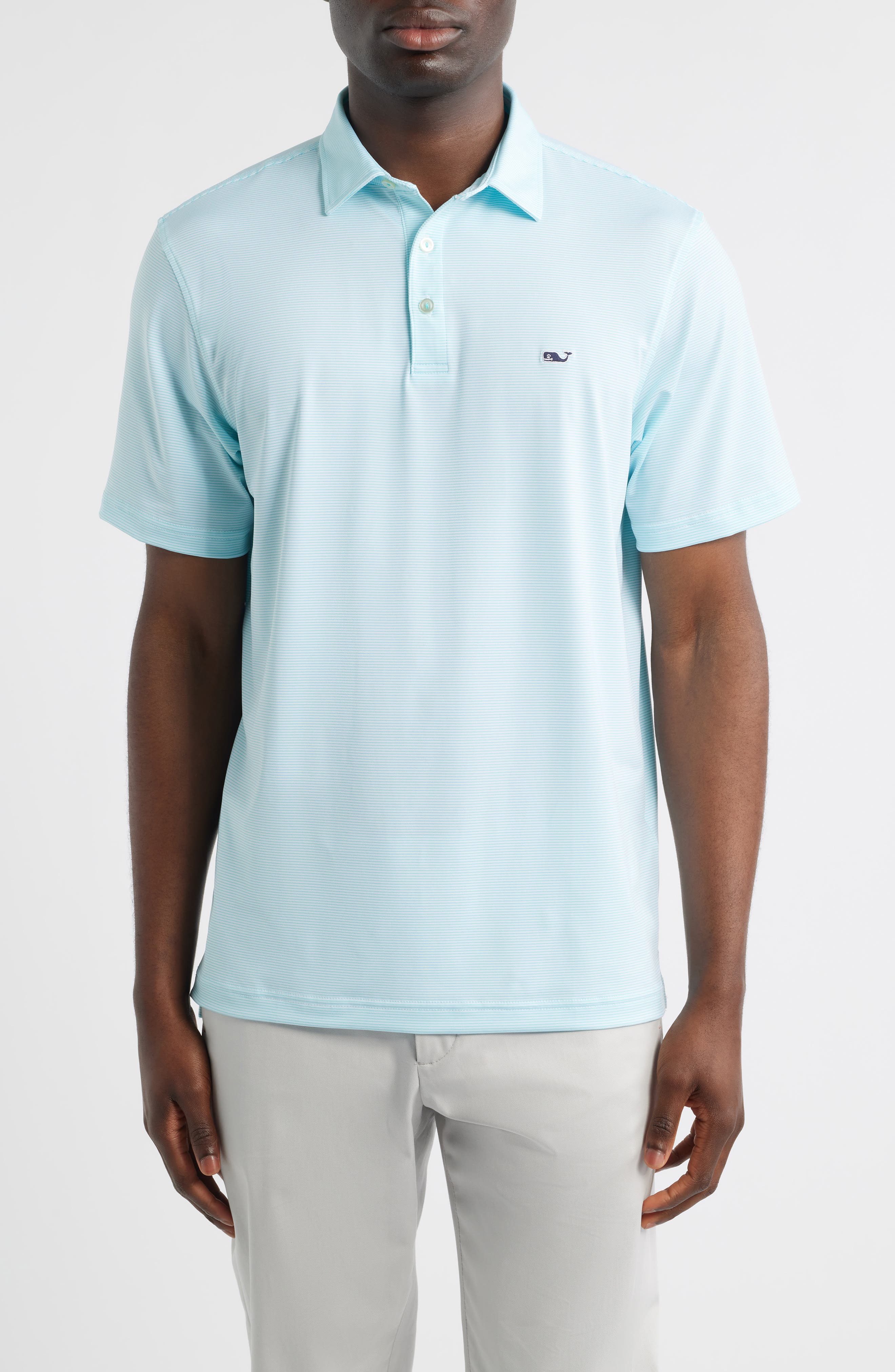 St. Jean Stripe Sankaty Performance Polo
