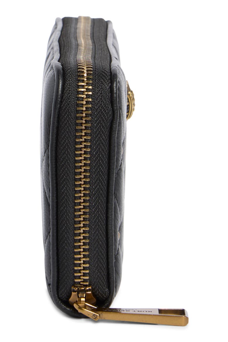 Kensington Stud Leather Wallet, Alternate, color, BLACK/COMB