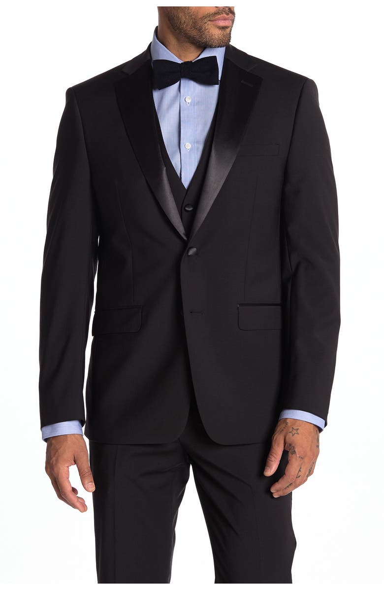 Calvin Klein Main Notch Collar Slim Fit Suit Separate Jacket, Main, color,