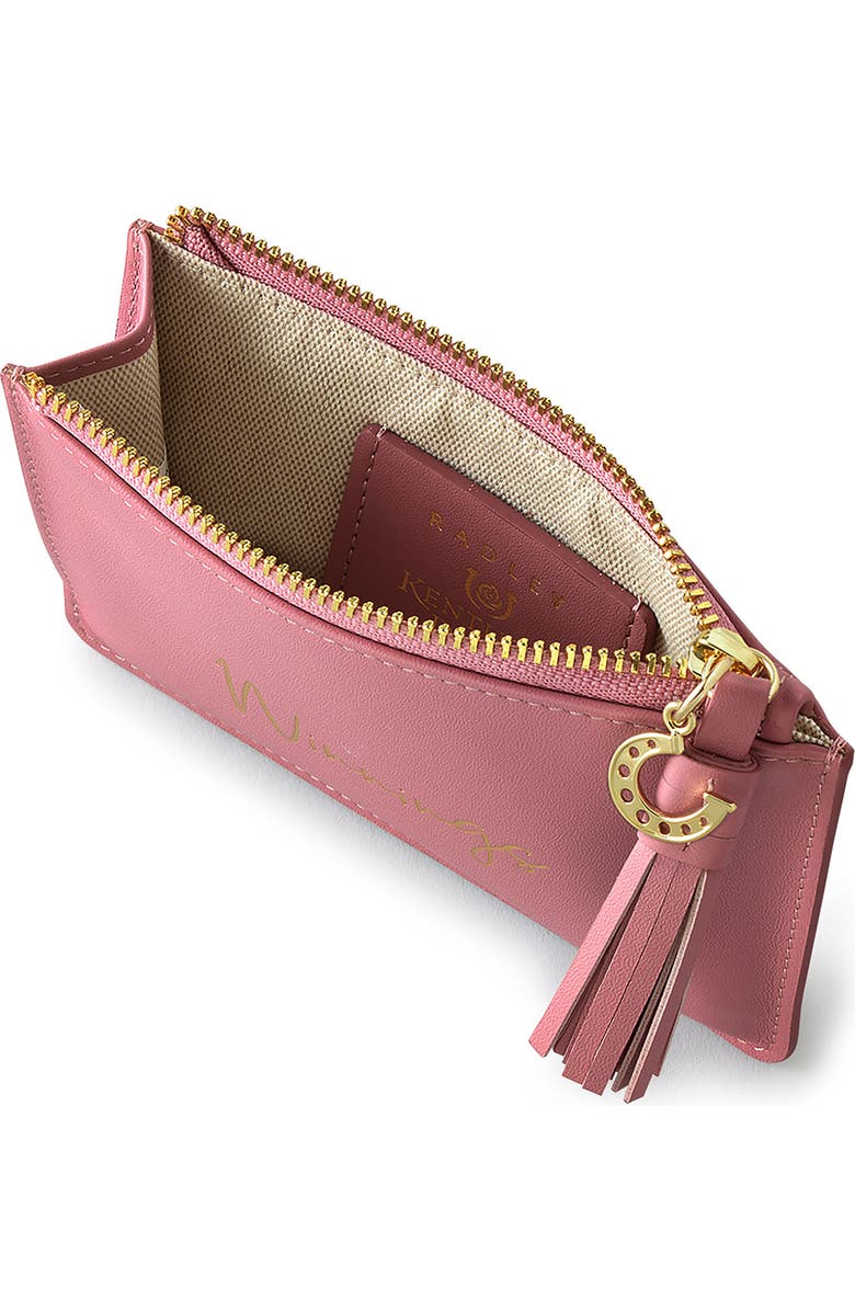 Radley Small Kentucky Derby Zip Wallet, Alternate, color, Sienna