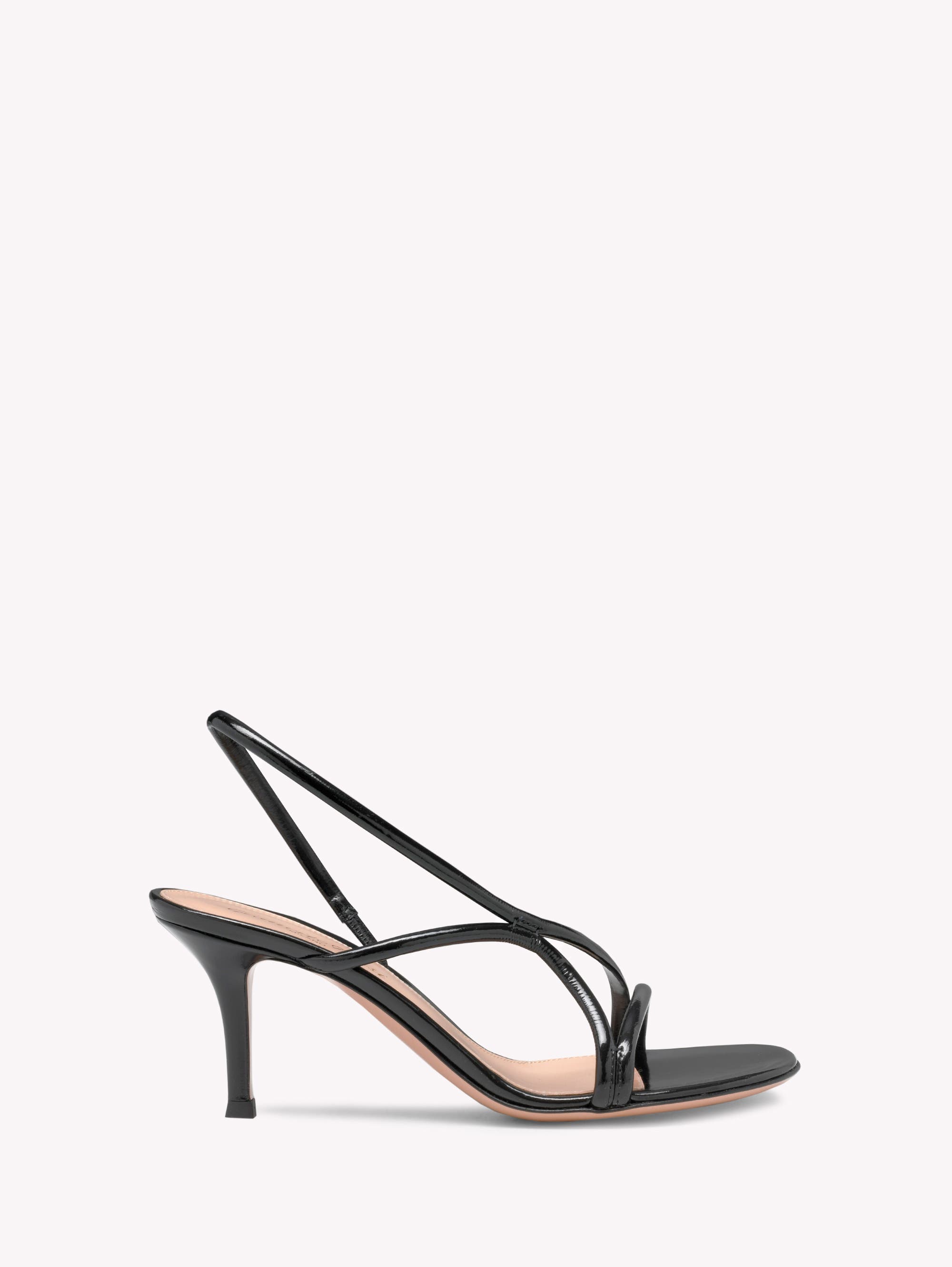 Gianvito Rossi Ellis Sandals, Alternate, color, Black Nappa