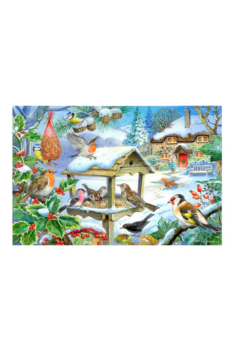 Feed the Birds Big 250-Piece Jigsaw Puzzle, Alternate, color, NONE