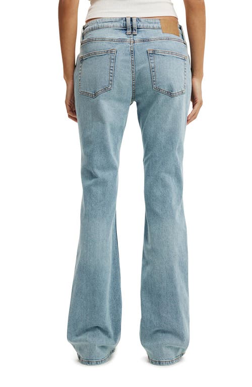 Shop Cotton On Low Rise Bootcut Jean In Rush Blue