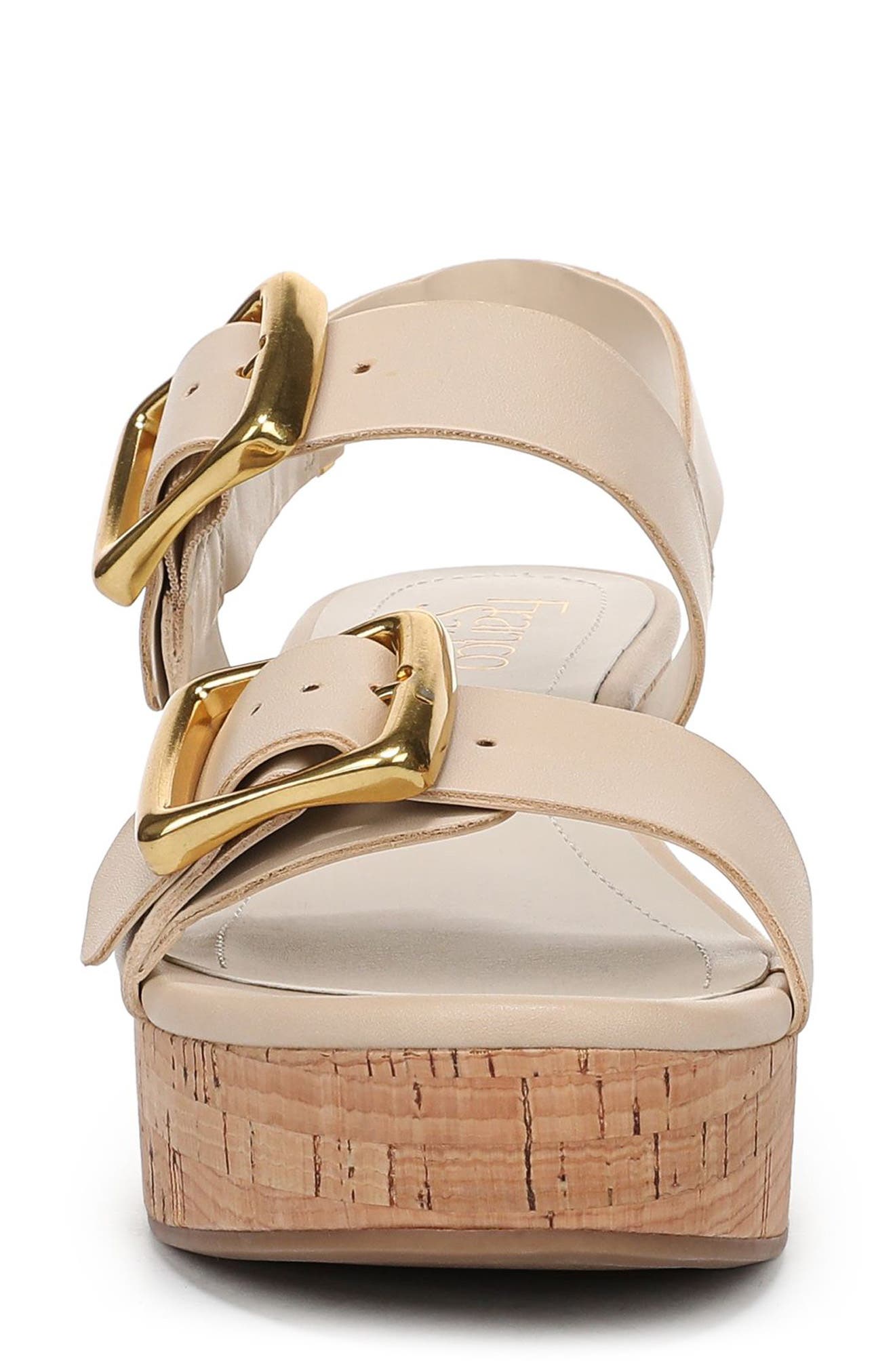 Franco Sarto Paizlee Platform Wedge Sandal, Alternate, color, Linen Beige Faux Leather