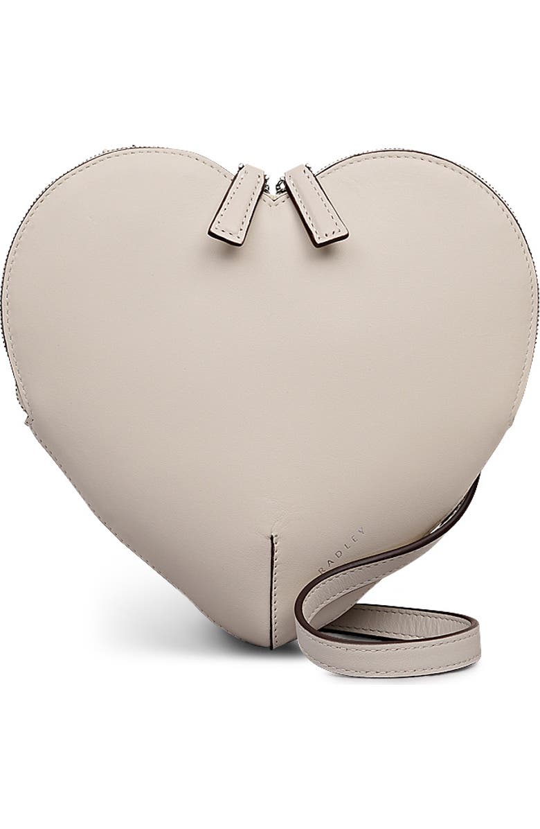Radley Heart Street Medium Ziptop Crossbody Bag, Main, color, Salt