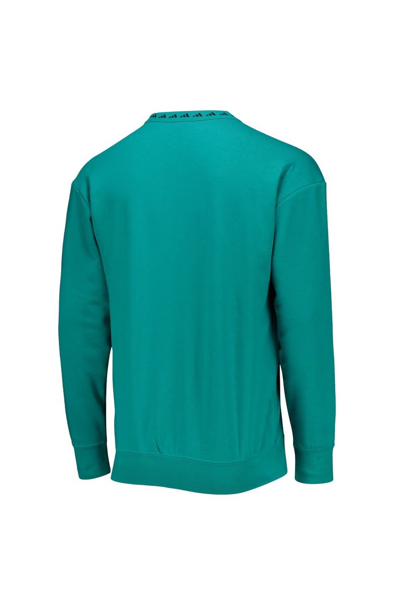 adidas Men's adidas Teal Real Madrid Icon Pullover Sweatshirt, Alternate, color,
