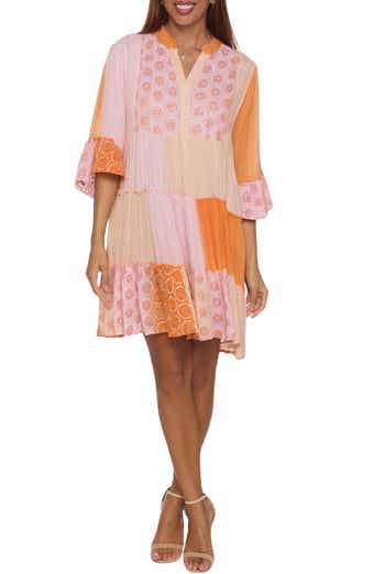 RANEES Patchwork Print Tiered Dress