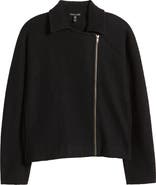 Eileen Fisher Wool Motorcycle Jacket
