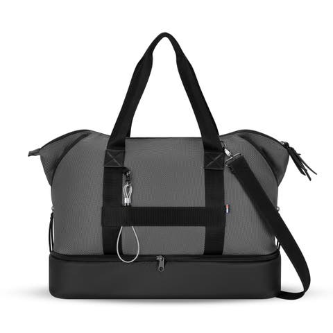 Boston Anti-Theft Carry-On Tote for Women with Removable Shoe Compartment