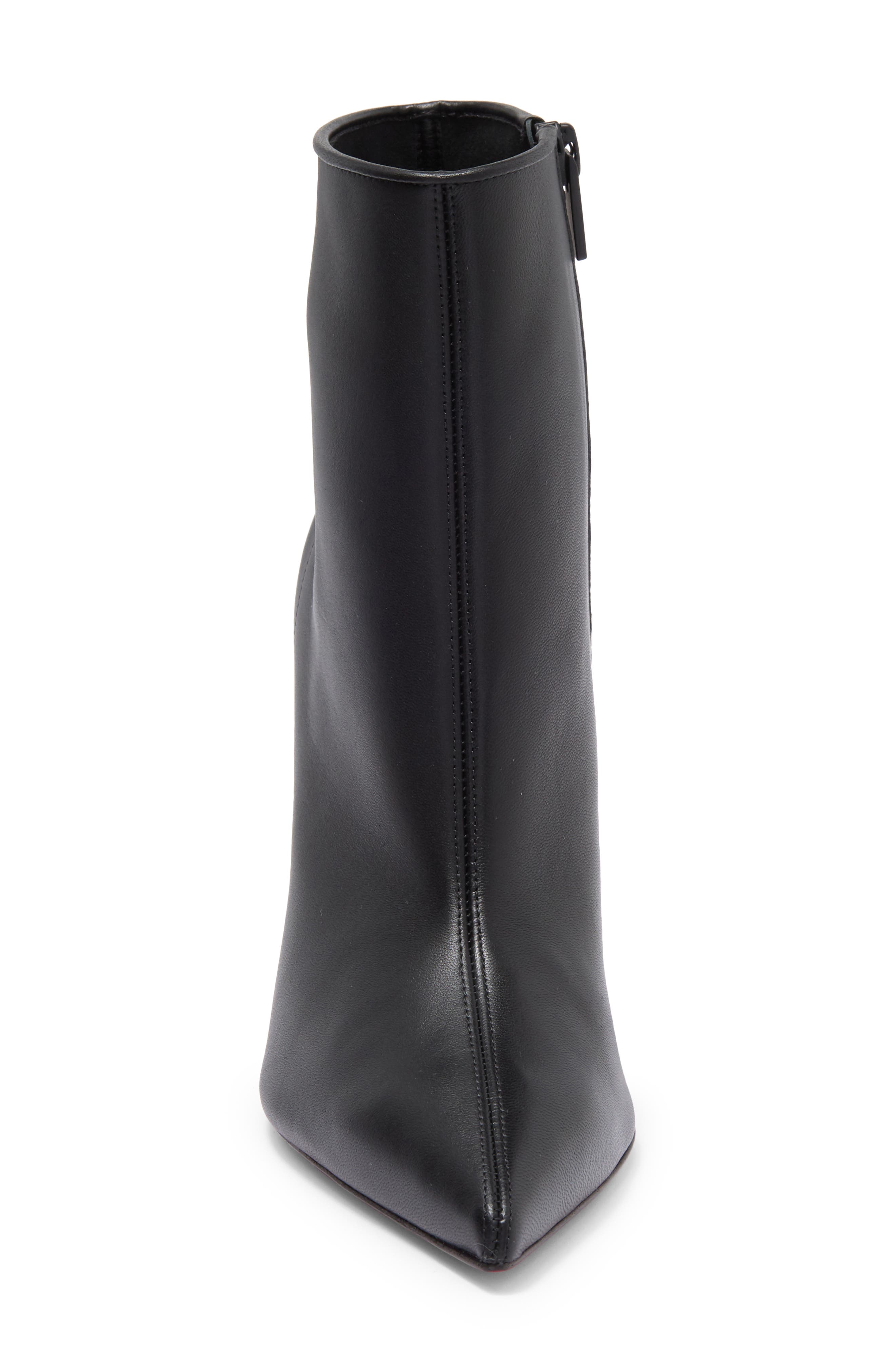 Sporty Kate Pointed Toe Bootie, Alternate, color, B439 BLACK/ LIN BLACK