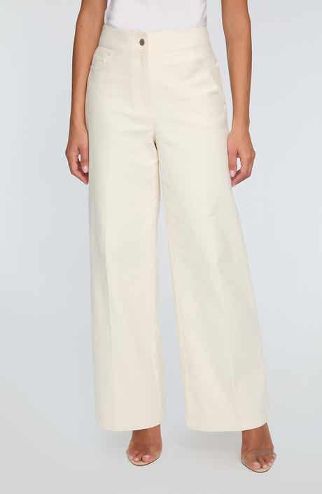 Elie Tahari The Leith High Waist Stretch Cotton Pants
