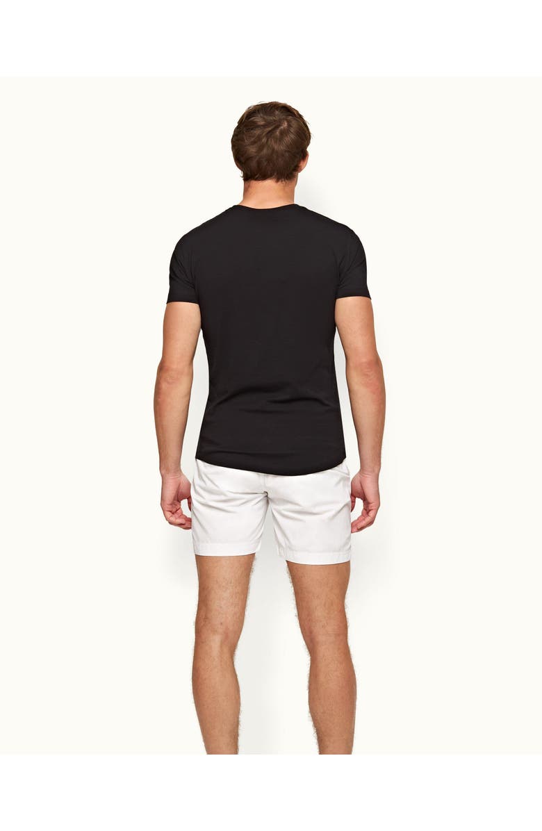 Orlebar Brown Ob T Tailored Fit Crew Neck T-Shirt, Alternate, color, Black