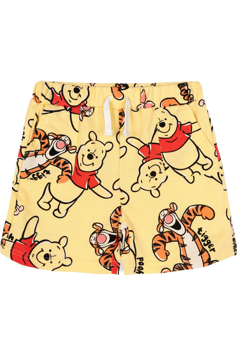 Winnie the Pooh French Terry 2-Piece T-Shirt and Shorts Set, Alternate, color, Pooh Tigger Yellow