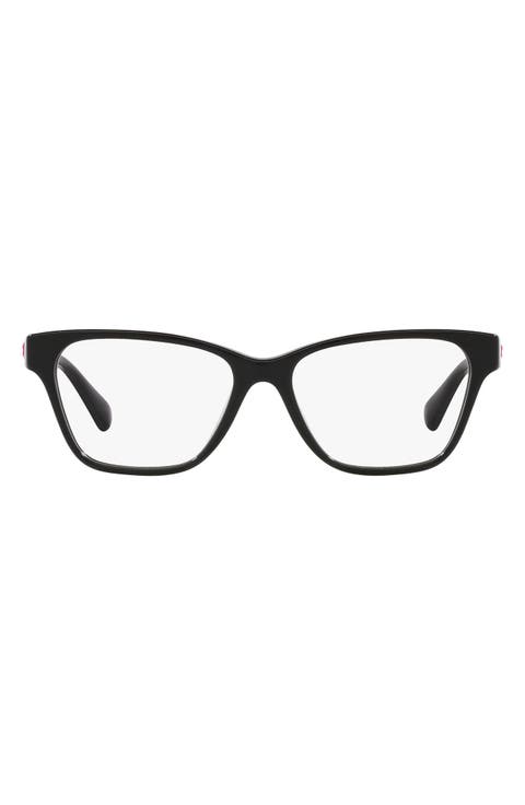 Kids' 48mm Rectangular Optical Glasses
