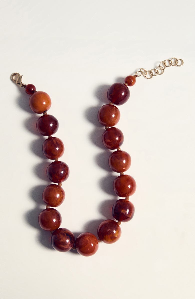 MANGO Maxi Ball Necklace, Alternate, color, 